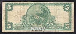 1902 $5 La Banque nationale du diamant de Pittsburgh, Pa Devise nationale Ch. #2236