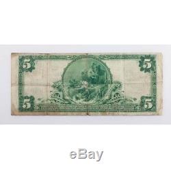 1902 5 Monnaie Nationale Cinquième-troisième Banque Nationale De Cincinnati, Oh Grande Taille