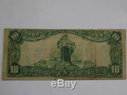 1902 5 $ Note De La Banque Nationale Broad Street, Trenton, New Jersey, Grande Note, Vg +