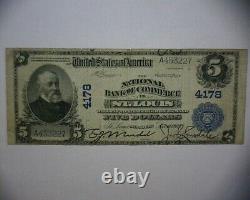 1902 5 $ Note De La Banque Nationale D'entreprise, Banque Nationale De Commerce, St. Louis