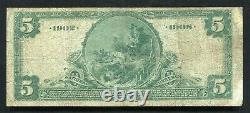 1902 $5 Old Detroit National Bank Of Michigan National Currency Ch. #6492