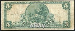 1902 5 $ Première Banque Nationale De Pittsburgh, Pa Monnaie Nationale Ch. # 252