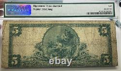1902 $5 Première Banque Nationale De Spartanburg, Sc Monnaie Nationale #1848 Pmg Vg8