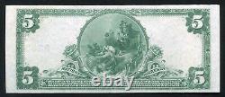 1902 $5 Première Banque Nationale De Walla Walla, Wa Monnaie Nationale Ch. 2380 Au