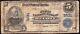 1902 $5 Première Banque Nationale Note Monnaie Beloit Kansas Circulée Très Bon Vg