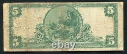 1902 $ 5 Seaboard National Bank Of Norfolk, Va Monnaie Nationale Ch. #10194