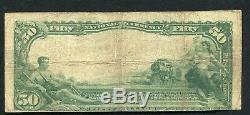 1902 50 $ La Banque Nationale Commerciale De Peoria, IL Monnaie Nationale Ch. # 3296