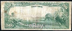 1902 $ 50 La Première Banque Nationale De Kansas City, Mo National Currency Ch. # 3456