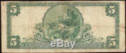 1902 Banque Nationale Housatonique De 5 Dollars De Stockbridge Monnaie De Notes Ch 1170