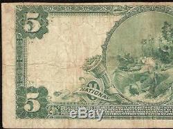 1902 Banque Nationale Housatonique De 5 Dollars De Stockbridge Monnaie De Notes Ch 1170