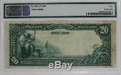 1902 Db 20 $ Troy Kansas Banque Nationale Note Devise Pmg Cert 30 Very Fine (5001)