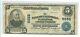 1902 Monnaie Nationale De La Banque De Californie De Cinq Dollars # 9655 Cir