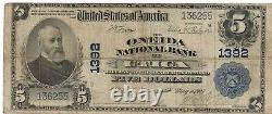 1902 Oneida Banque Nationale D'utica Ny Monnaie Nationale Banque Nationale Note