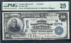 1902 Première Banque Nationale Tarkio, Mo 10 $ Note De Banque Devise Pmg Très Fine Rare