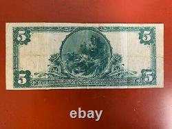 1905 5 $ Monnaie Nationale Banque Nationale Du Nord De Toledo