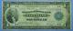 1918 $ 1 Grande Taille Note De La Monnaie Nationale Cleveland Federal Reserve Bank
