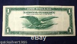 1918 1 Monnaie Nationale La Banque Fédérale De Réserve De Chicago Note