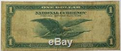 1918 1 $ New York Frb Fr 713 Billet De Banque National Monnaie 1914 Article # 16374f