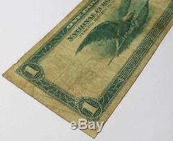 1918 1 $ New York Frb Fr 713 Billet De Banque National Monnaie 1914 Article # 16374f