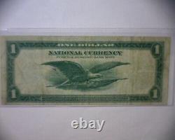 1918 Un Dollar 1 $ Cleveland, Ohio Banque Nationale Monnaie Réserve Fédérale Note