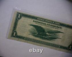 1918 Un Dollar 1 Monnaie Nationale Réserve Fédérale Bank $ Note Philadelphie, Pa