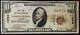 1929 $ 10,00 Monnaie Nationale, La First National Bank De Barrington, Illinois