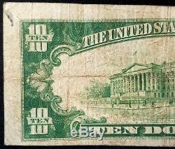 1929 $ 10.00 Monnaie Nationale Par Rapport Waukesha Banque Nationale De Waukesha, Wi