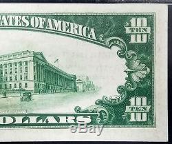 1929 10.00 $ Type 2 Monnaie Nationale, La First National Bank De Easthampton, Ma