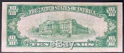 1929 10 $ Banque Nationale Des Emporia, Virginie Monnaie Nationale