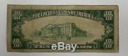 1929 10 $ Banque Nationale Monnaie 5131 De Union City Pennsylvania
