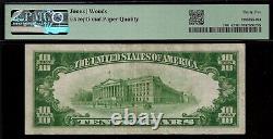 1929 10 $ Banque nationale Sunbury, Pennsylvanie CH# 1237 PMG 35EPQ total 35 connus