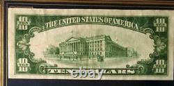 1929 $10 Billet De Banque En Monnaie Nationale First Wisconsin National Bank Of Milwaukee