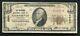 1929 $10 California National Bank Of Sacramento, Ca Monnaie Nationale Ch. #8504