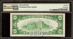 1929 $ 10 Dollar Bill Perth Amboy Ty 2 National Bank Note Devise Pmg 58 Epq