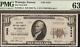 1929 $ 10 Dollar Dollar Wamego Kansas Banque Nationale Devise Pottawatomie Pmg 63epq