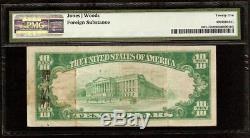 1929 10 Dollars Us Evanston Illinois Banque Nationale Billet De Monnaie En Billets Pmg