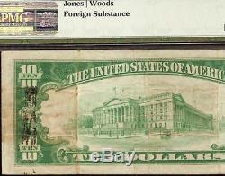 1929 10 Dollars Us Evanston Illinois Banque Nationale Billet De Monnaie En Billets Pmg