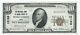 1929 $ 10 Dollars Us West Union Oh Billet De Monnaie Nationale Du Comté De Adams, Ch.