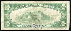 1929 10 $ El Paso Banque Nationale El Paso, Tx Monnaie Nationale Ch. # 12769