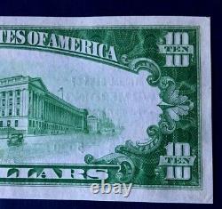 1929 10 $ First National Bank Of Wilmerding Pennsylvania National Currency Type 2