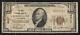 1929 10 $ La First National Bank Of Elbow Lake, Mn Monnaie Nationale # 4617