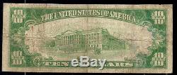 1929 10 $ La First National Bank Of Elbow Lake, Mn Monnaie Nationale # 4617