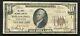 1929 10 $ La Première Banque Nationale De Philadelphie, Pa Monnaie Nationale Ch. #1