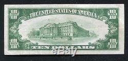 1929 10 $ La Première Banque Nationale De Port Jervis, Ny Monnaie Nationale Ch. # 94 Xf