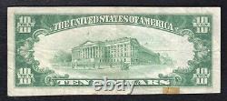 1929 10 $ La première banque nationale d'Addison, NY Devise nationale Ch. #5178