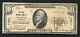 1929 10 $ La Première Banque Nationale De Fleming, Co Monnaie Nationale Ch. # 11571