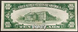 1929 $10 Monnaie Nationale, Banque Nationale Des Citoyens De Stevens Point, Wi