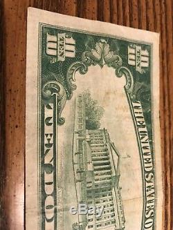 1929 10 Monnaie Nationale D'abord Banque Nationale D'iron River Michigan 8545