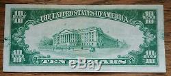 1929 10 $ Monnaie Nationale, Liban Ky Ch # 2150 Note Du Kentucky Bank Comté De Marion
