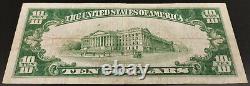 1929 $10 Monnaie Nationale, Première Banque Nationale De Marshfield, Wisconsin